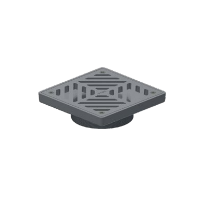 Saint Gobain PAM UK VortX 300 x 300mm Square Grating In Ductile Iron