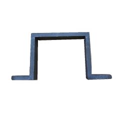 Premier Rectangular Cast Iron Downpipe Earbands Plain