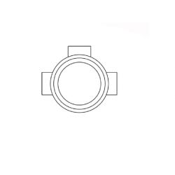 Pam Building Timesaver Cast Iron Raising Piece with 3 x 100mm 90 Degree Inlets