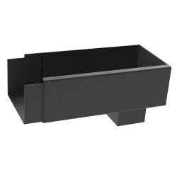 Rainguard Box Aluminium Joggle Stopend Outlet Square/Rect