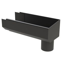 Rainguard Hexagonal Aluminium Stopend Outlet Round