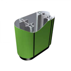 Skyline Aluminium Column Casing Uni Flat Ext Panel x 3m