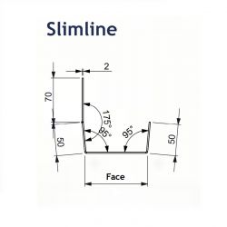 Skyline Aluminium SLIMLINE Window Pod Kit - 200mm Face