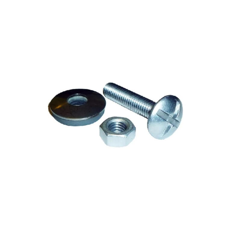 Aluminium M6 X 30mm Nut, Bolt and Stainless Washers c/w EPDM Seal (Extra)