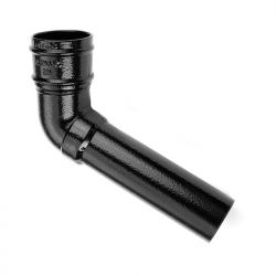 Alumasc Heritage Round Cast Aluminium Socketed 112.5 degree 2 Part Offset No Ear