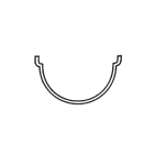 Double Beaded Deep Half Round