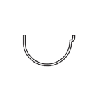 Single Beaded Deep Half Round